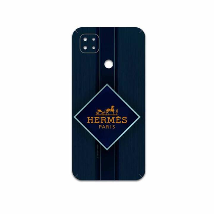 برچسب پوششی ماهوت مدل Hermes-Logo مناسب برای گوشی موبایل شیائومی Poco C31 MAHOOT Hermes-Logo Cover Sticker for Xiaomi Poco C31